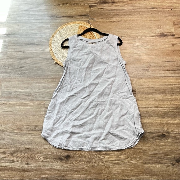 FLAX Tunic Linen Short Dress - Picture 1 of 8